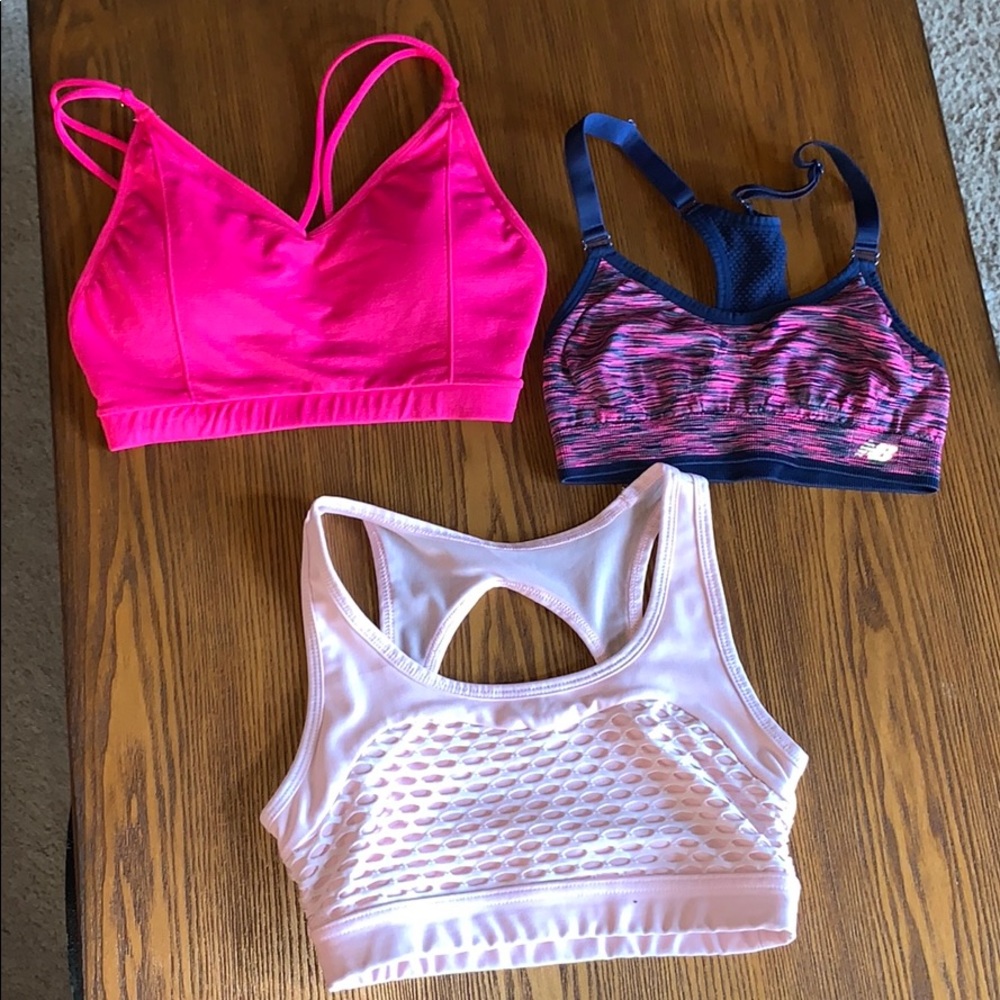 Lot of 3 sports bras